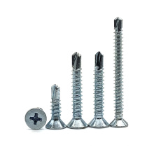 2 inch, 5 inch countersunk self drilling screws